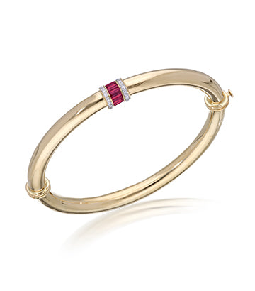 Diamond and Ruby bracelet